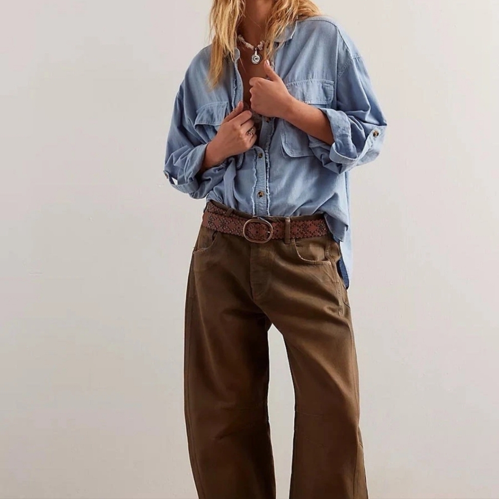 Calvin Klein Jeans Olive Green Corduroy Pants bootcut Size 8